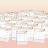 2024 Planner Annual Calendar Printable Digital Download Daily Weekly Monthly Planner Classic Happy PDF Inserts A4 A5 Letter Half - Image 6