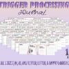 Trigger Processing Trauma Journal Grief Thought Therapy Self Care Mood Tracker Planner Depression Printable Mental Health Breakdown Emotions