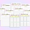 Travel Itinerary Trip Planner Vacation Diary Cruise Journal Printable Digital Download Holiday Budget Organizer Checklist Road Trip Guide - Image 2