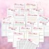 Ultimate 2024 2025 Planner New Year Tracker Yearly Monthly Weekly Daily Hourly Overview Goal Goals Printable Resolution Calendar Digital - Image 5