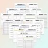 2024 Success Planner Life Planner Self Care Journal Goals Tracker Financial Monthly Weekly Daily Hourly Planner Printable Digital Download - Image 2