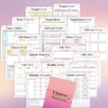 Fitness and Health Planner Weight Loss Printable Workout Journal Diet Tracker Meal Plan Digital Download Wellness Recipe Calories Counter - Image 4