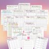 Fitness and Health Planner Weight Loss Printable Workout Journal Diet Tracker Meal Plan Digital Download Wellness Recipe Calories Counter - Image 2