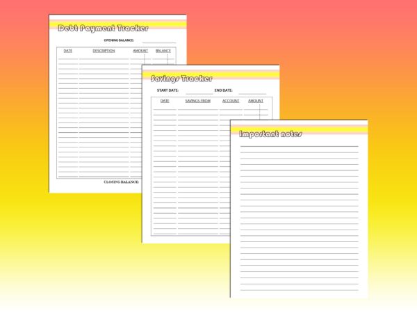 Home Organizing Planner Printable Home Management Cleaning Checklist Household Family Planner Classic Happy PDF Inserts A4 A5 Letter Half