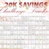 20K Savings Challenge Planner 200 OR 100 Envelopes for Financial Savings - Image 3