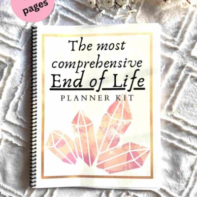 Most Comprehensive End of Life Planner – A4 Size with Black Ring Binding