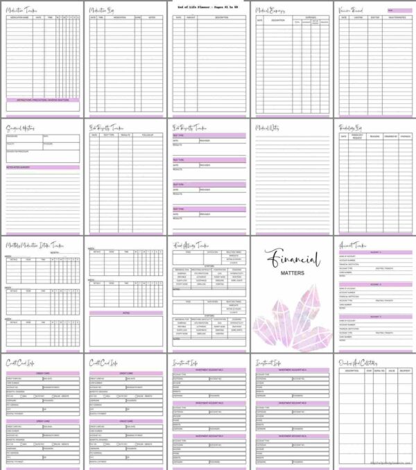 Most Comprehensive End of Life Planner – A4 Size with Black Ring Binding - Image 5